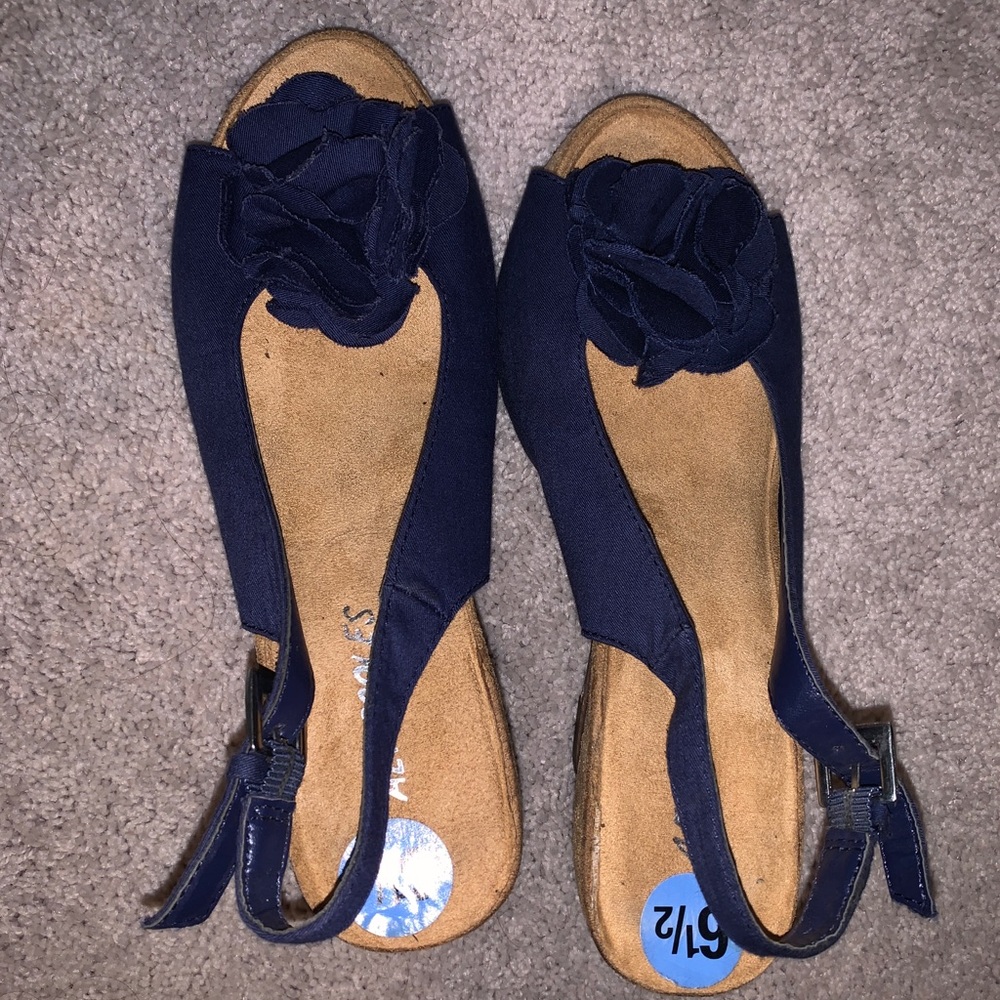 Wedges. Worn once.